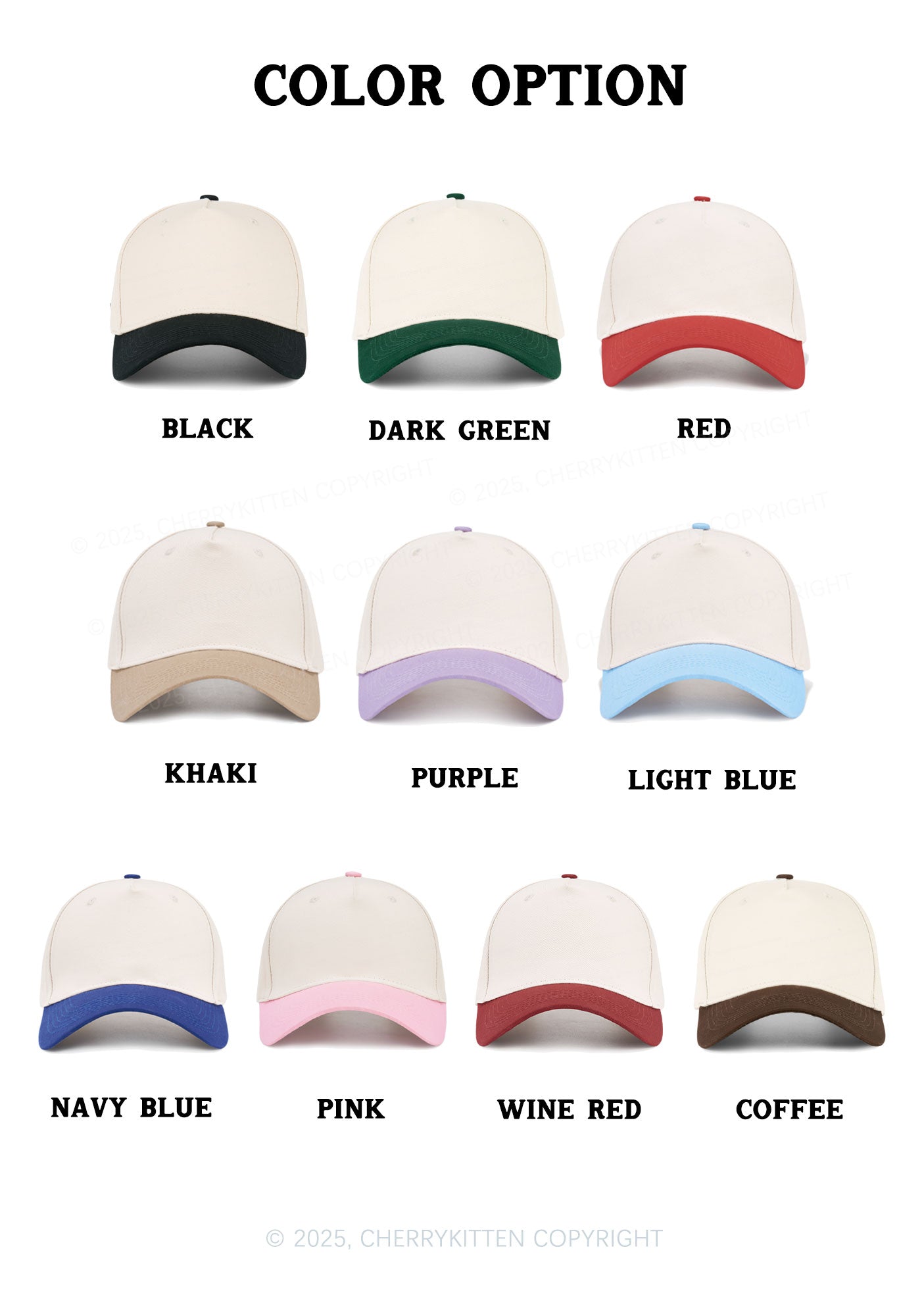 Embroidered Pickle Slxt Y2K Color Block Baseball Cap Cherrykitten