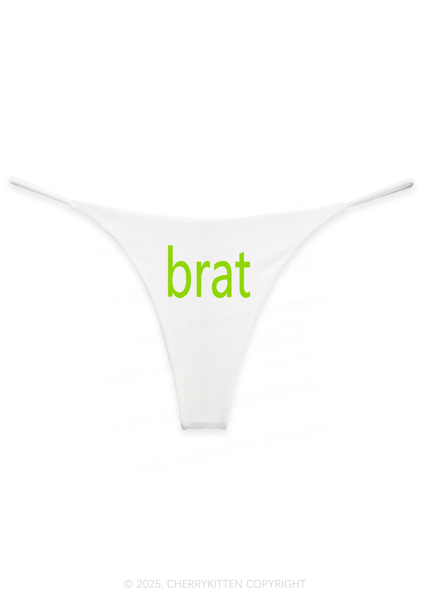 Green Brat Y2K Bikini String Thong Cherrykitten