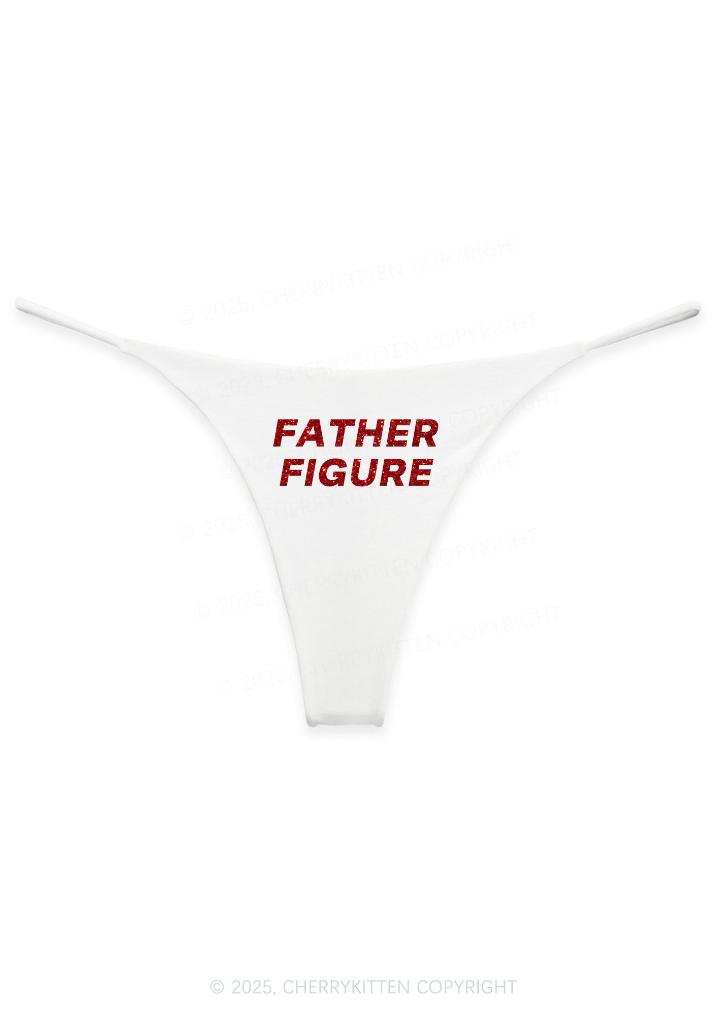 Glitter Father Figure Y2K Bikini String Thong Cherrykitten