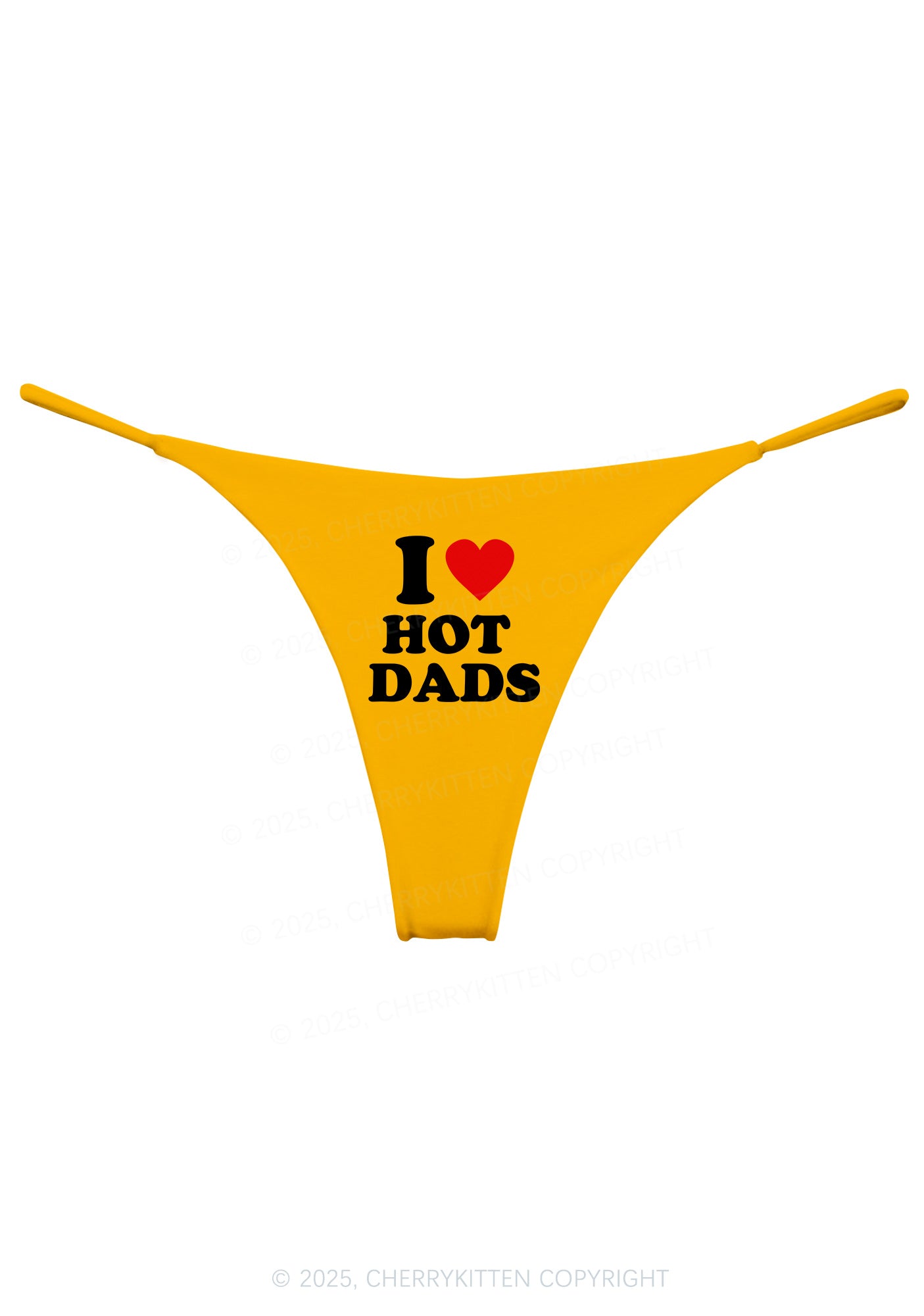 I Love Hot Dads Y2K Bikini String Thong Cherrykitten