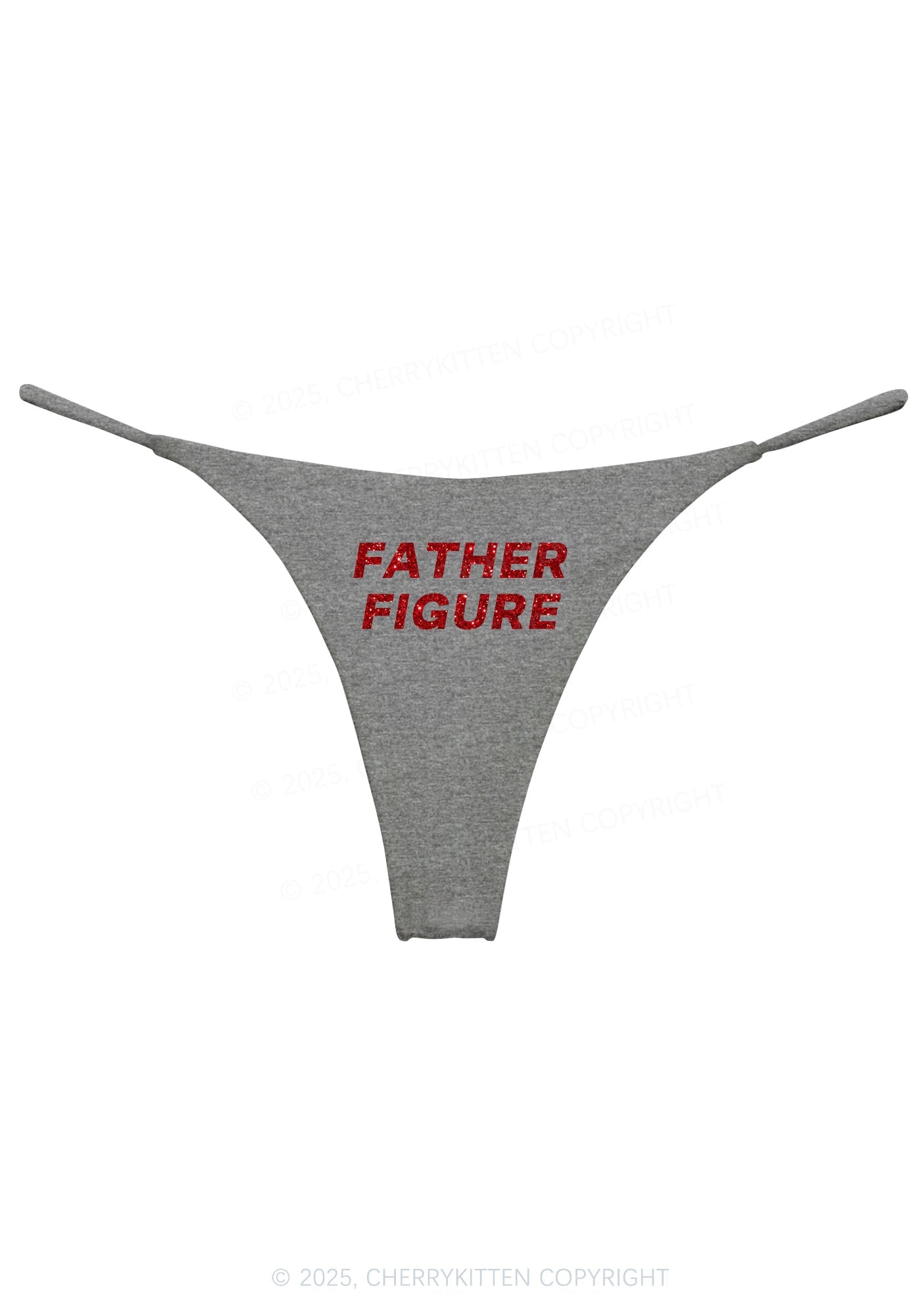 Glitter Father Figure Y2K Bikini String Thong Cherrykitten