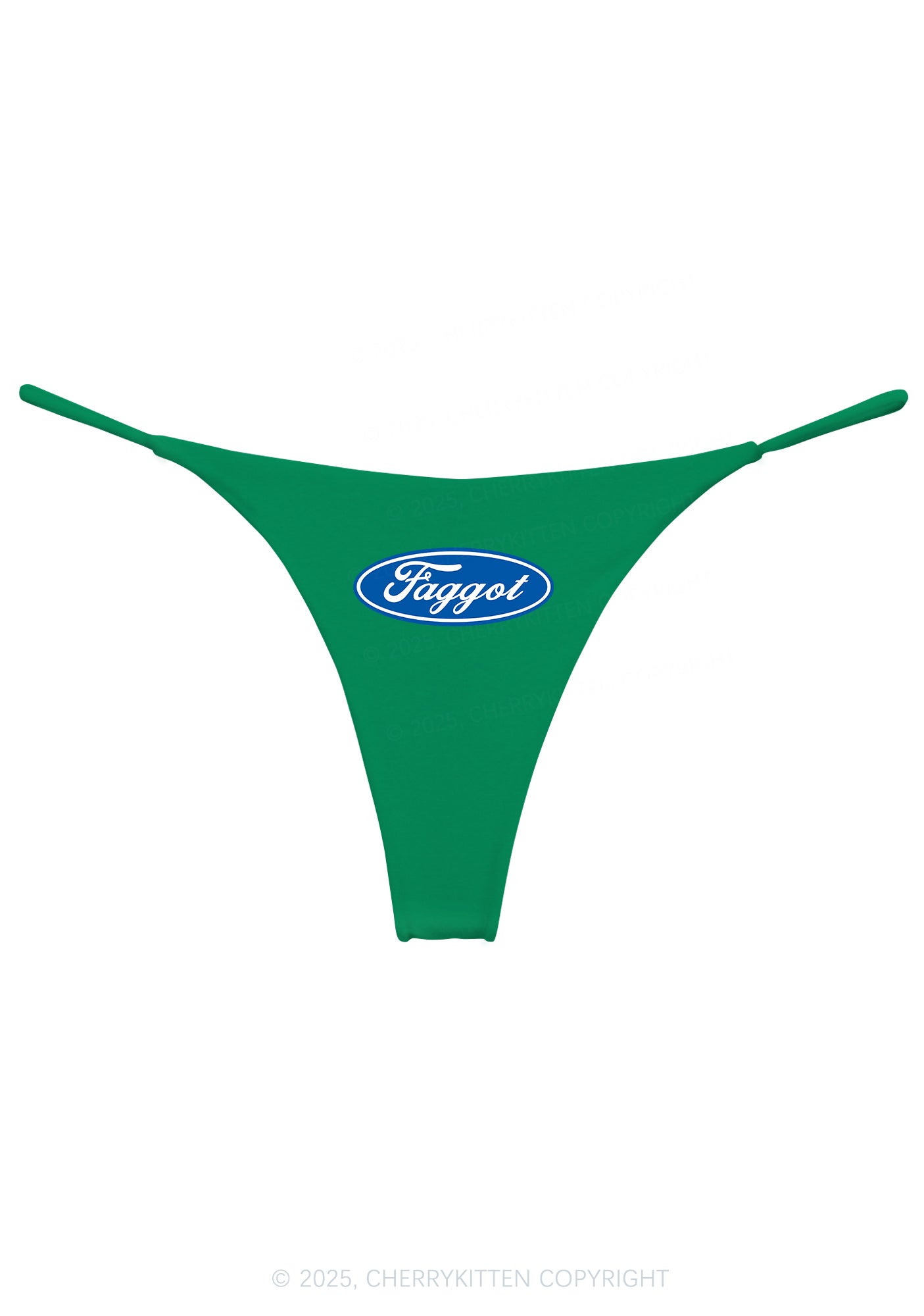 Faggot Pride Y2K Bikini String Thong Cherrykitten