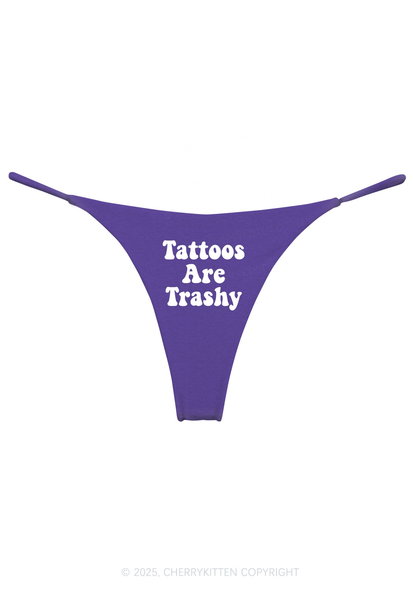 Tattoos Are Trashy Y2K Bikini String Thong Cherrykitten