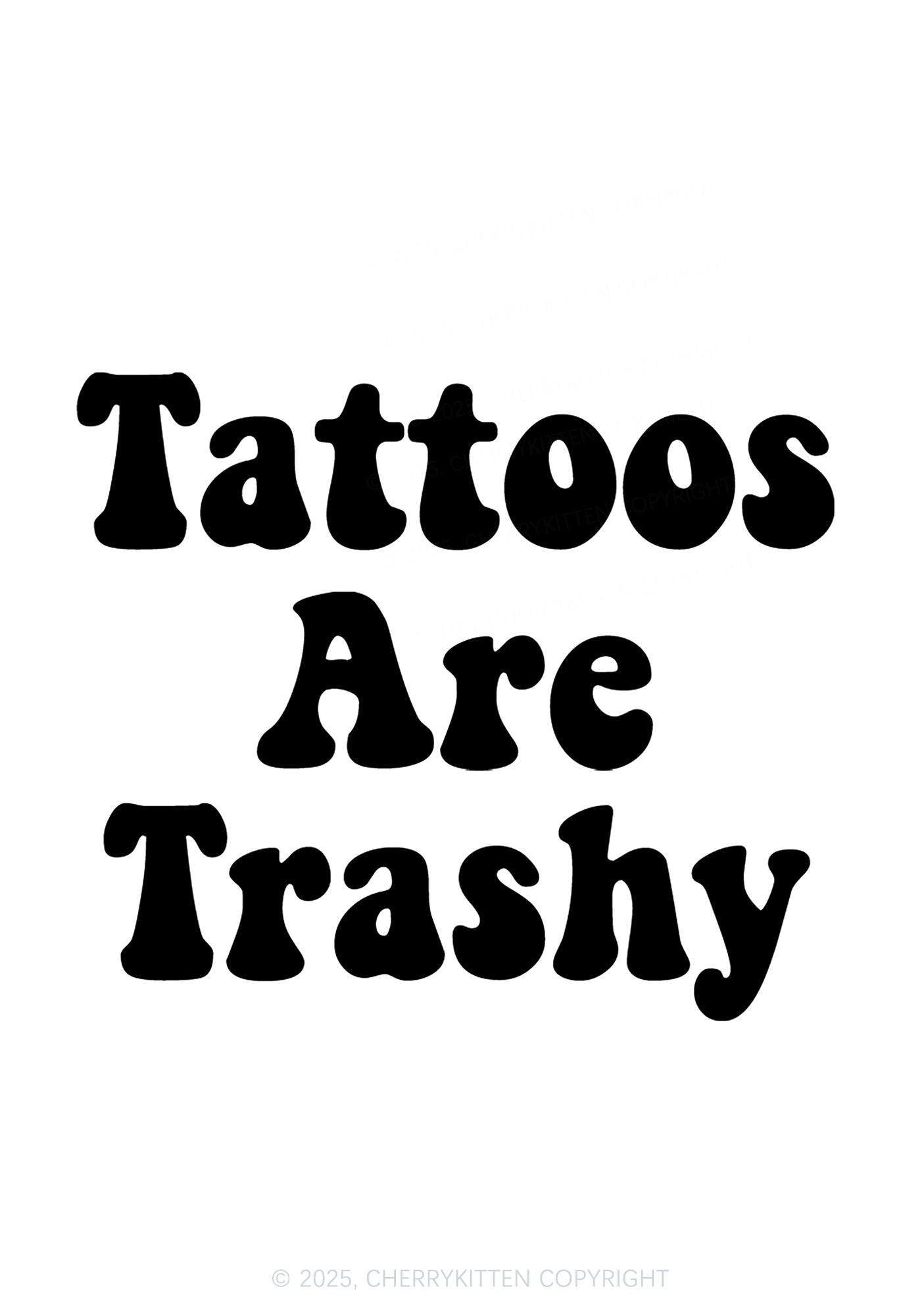 Tattoos Are Trashy Y2K Bikini String Thong Cherrykitten