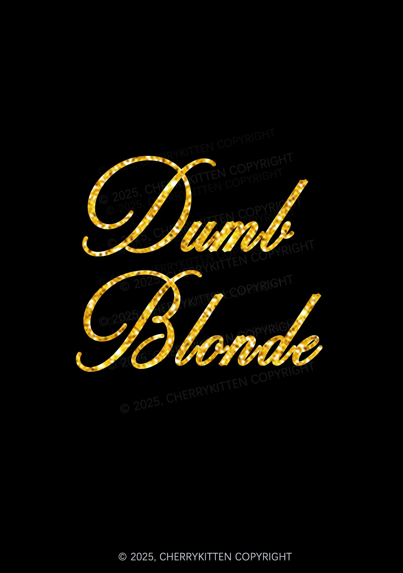 Glitter Dumb Blonde Y2K Bikini String Thong Cherrykitten