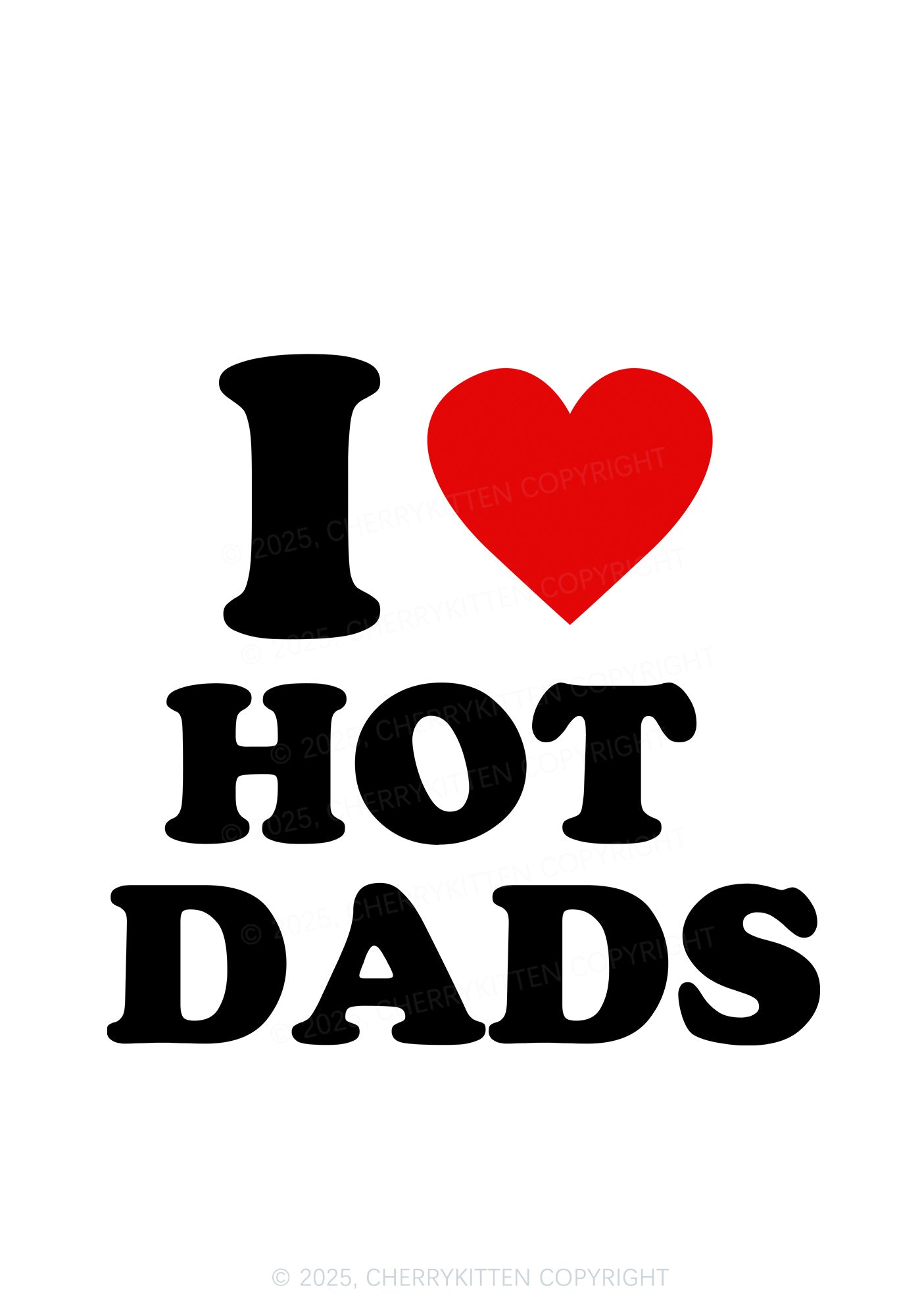 I Love Hot Dads Y2K Bikini String Thong Cherrykitten