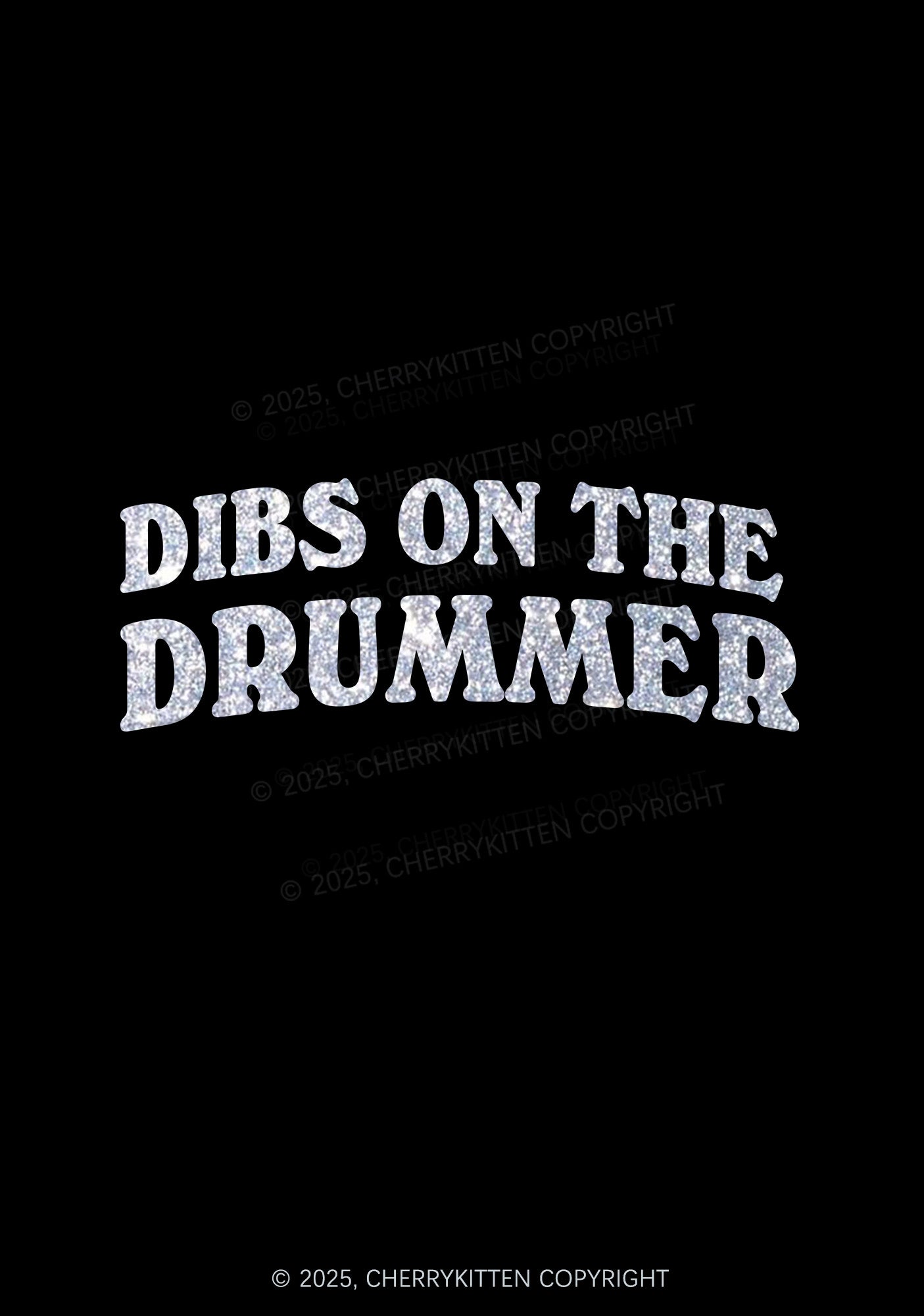 Glitter Dibs On The Drummer Y2K Bikini String Thong Cherrykitten