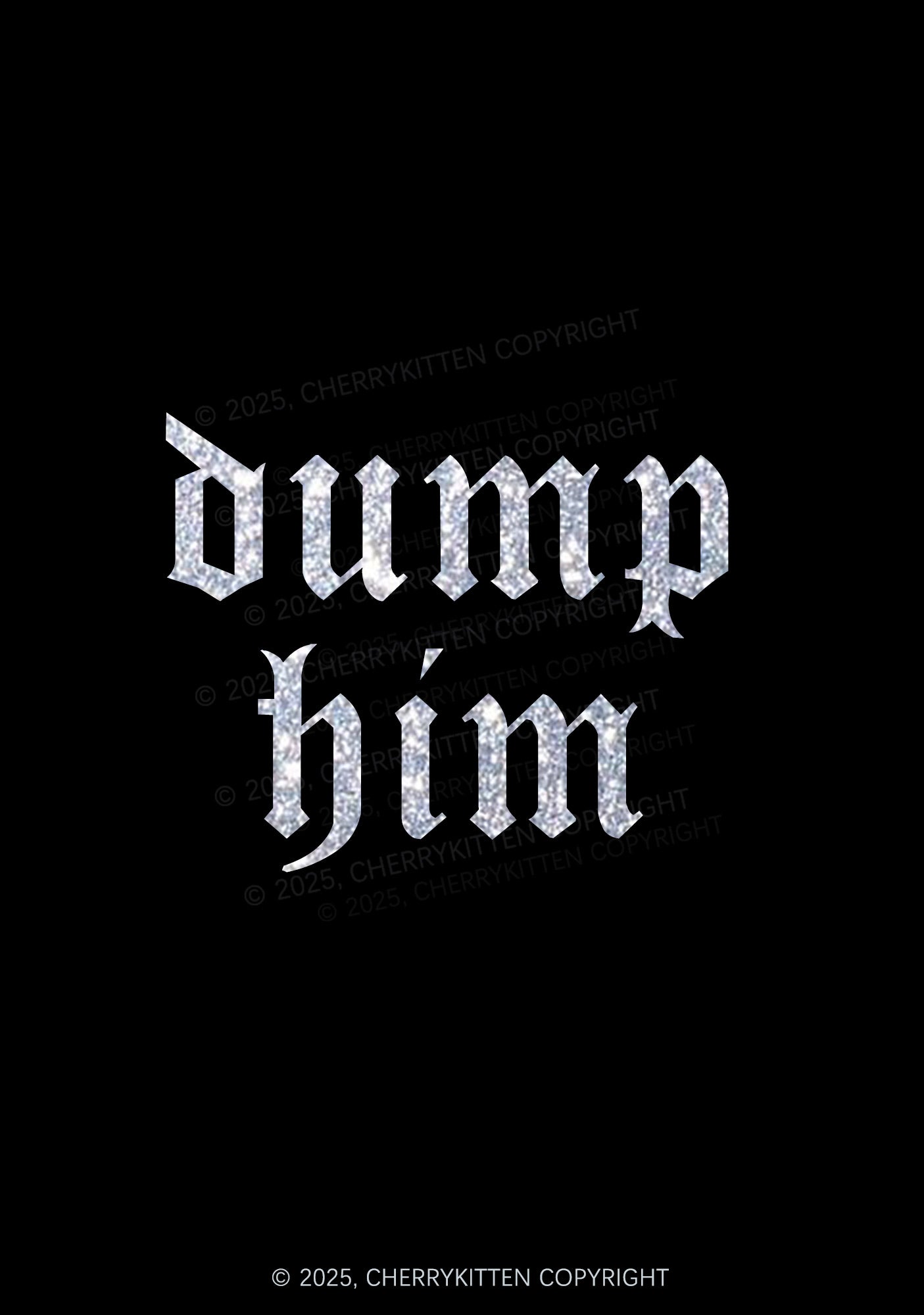 Glitter Dump Him Y2K Bikini String Thong Cherrykitten