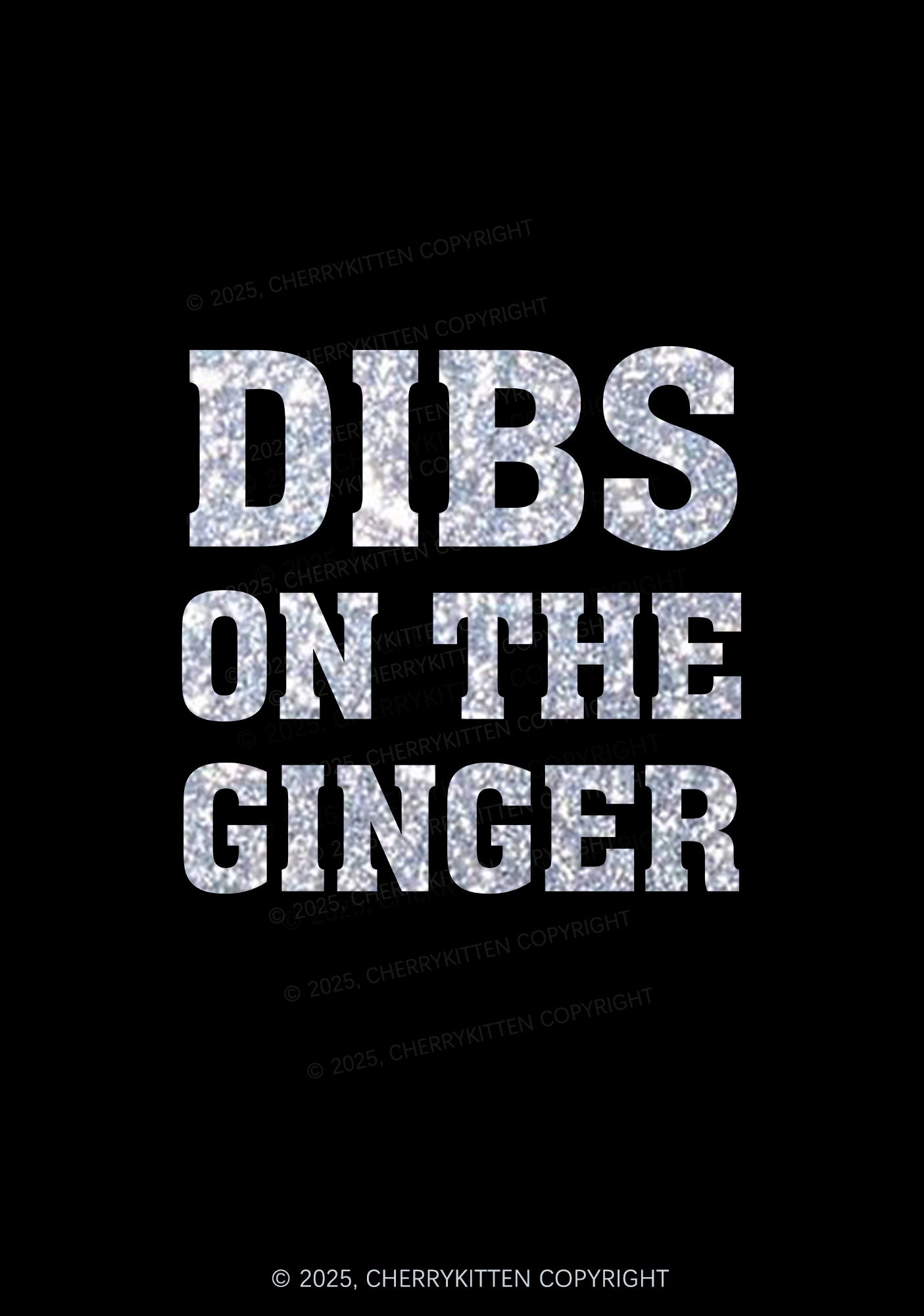 Glitter Dibs On The Ginger St Patricks Y2K Bikini String Thong Cherrykitten