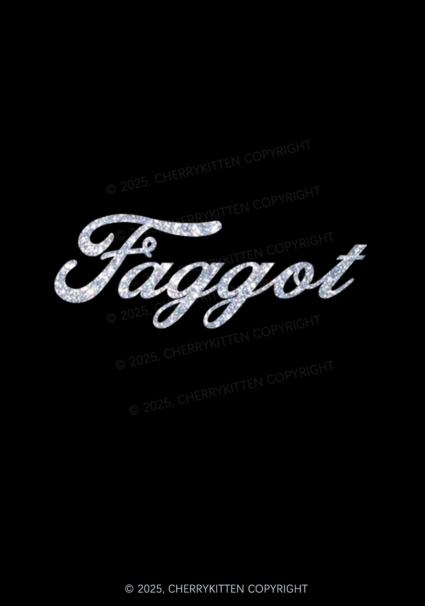 Glitter Faggot Pride Y2K Bikini String Thong Cherrykitten