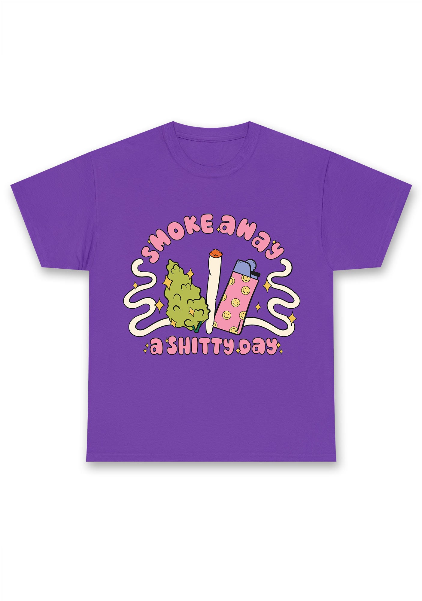 Smoke Away A Shixxy Day Chunky Shirt