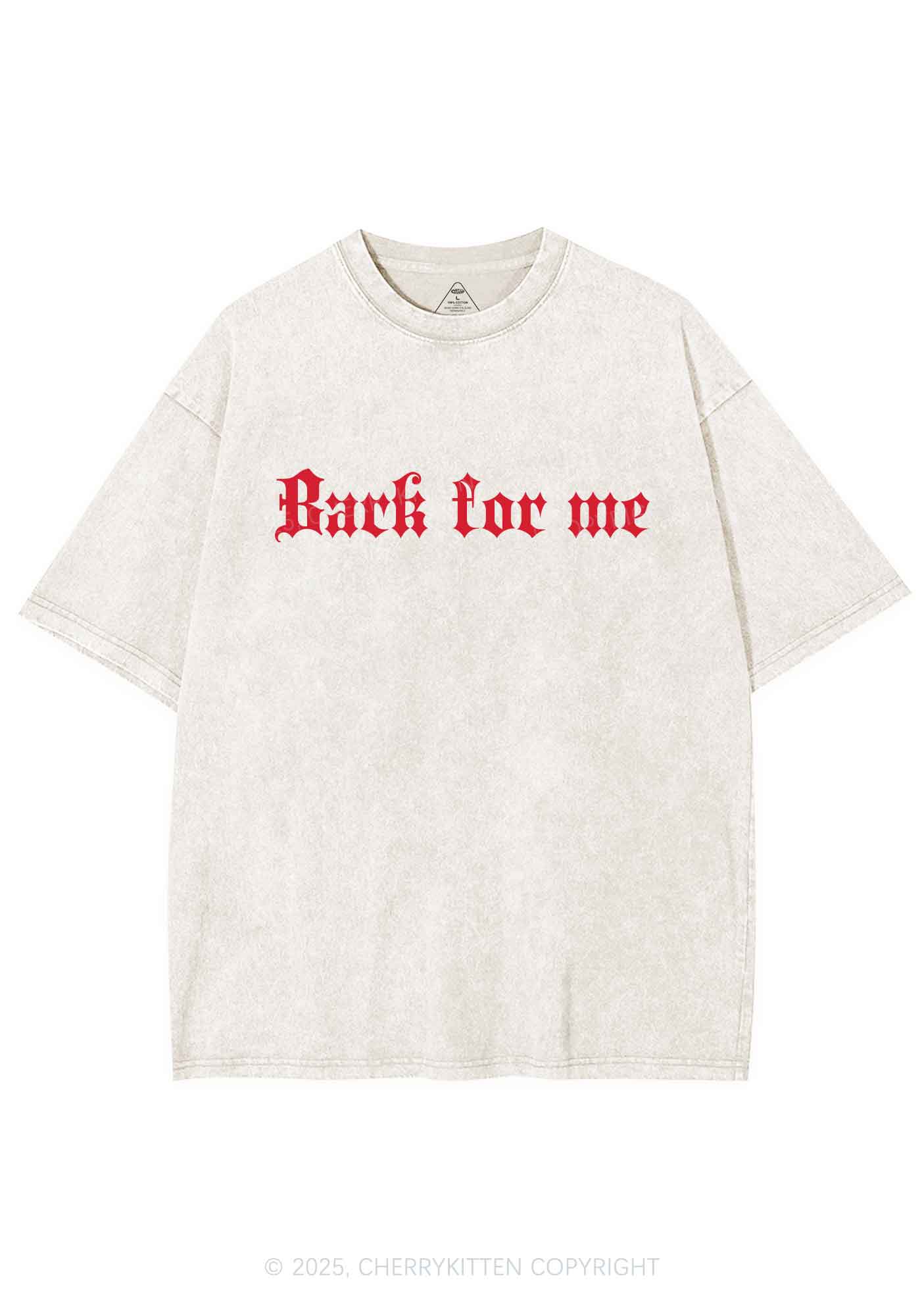 Bark For Me Y2K Shirts Washed Tee Cherrykitten