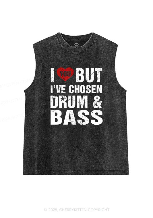 Chosen Drum And Bass Y2K Washed Muscle Tank Cherrykitten