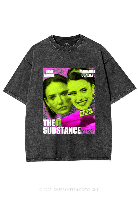 Halloween Horror Women Film Y2K Shirts Washed Tee Cherrykitten