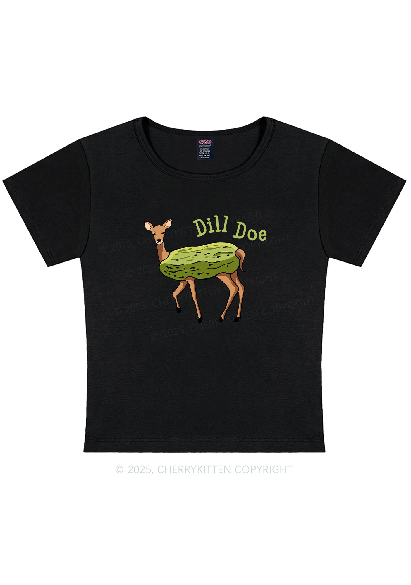 Dill Doe Y2K Baby Tee Cherrykitten