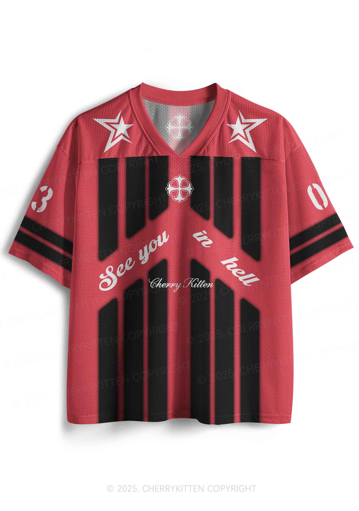 Custom See You In Hell Y2K Sport Jersey Shirts Cherrykitten