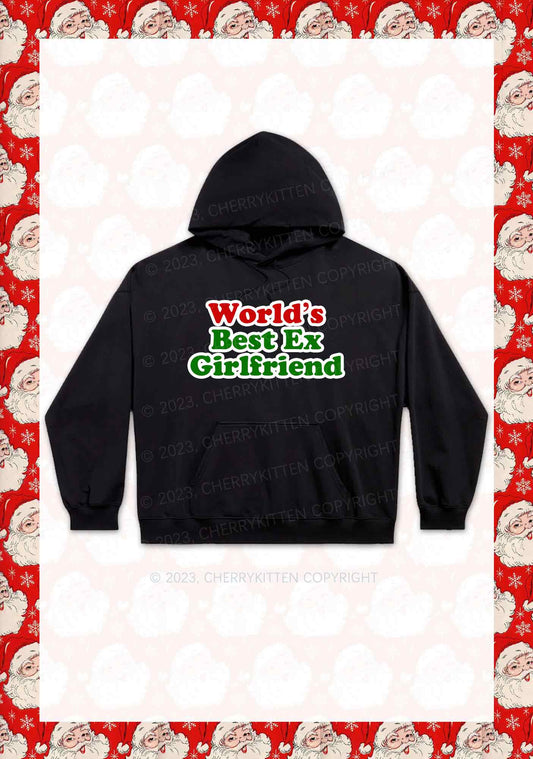 Best Ex Girlfriend Christmas Y2K Hoodie Cherrykitten
