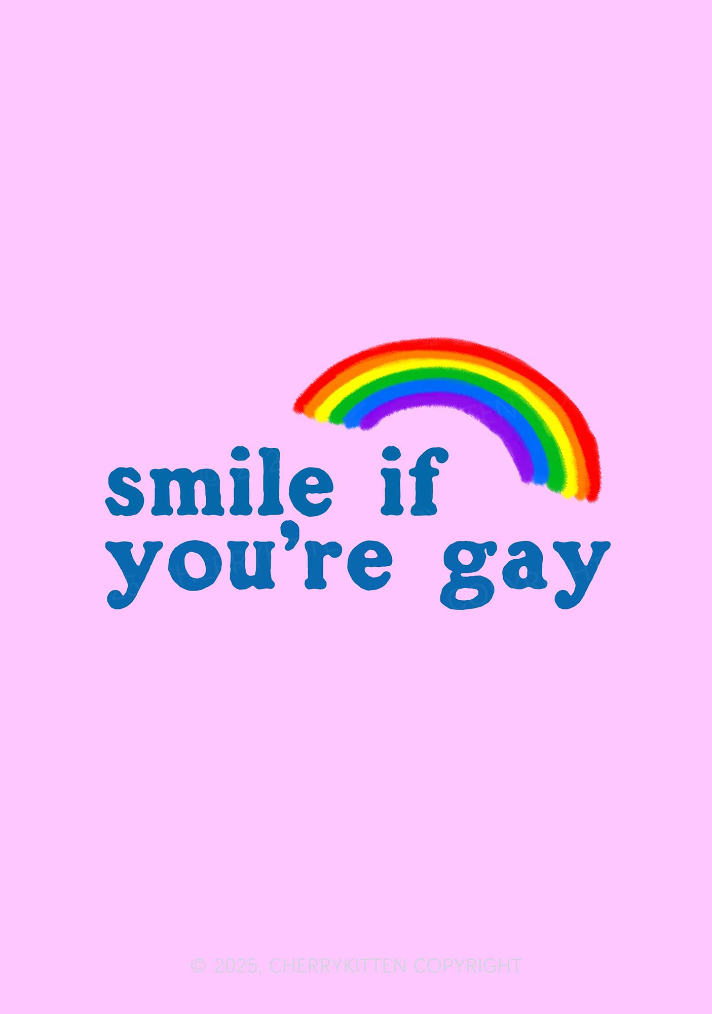 Rainbow Smile If You're Gay Pride 1Pc Y2K Pin Badge Cherrykitten