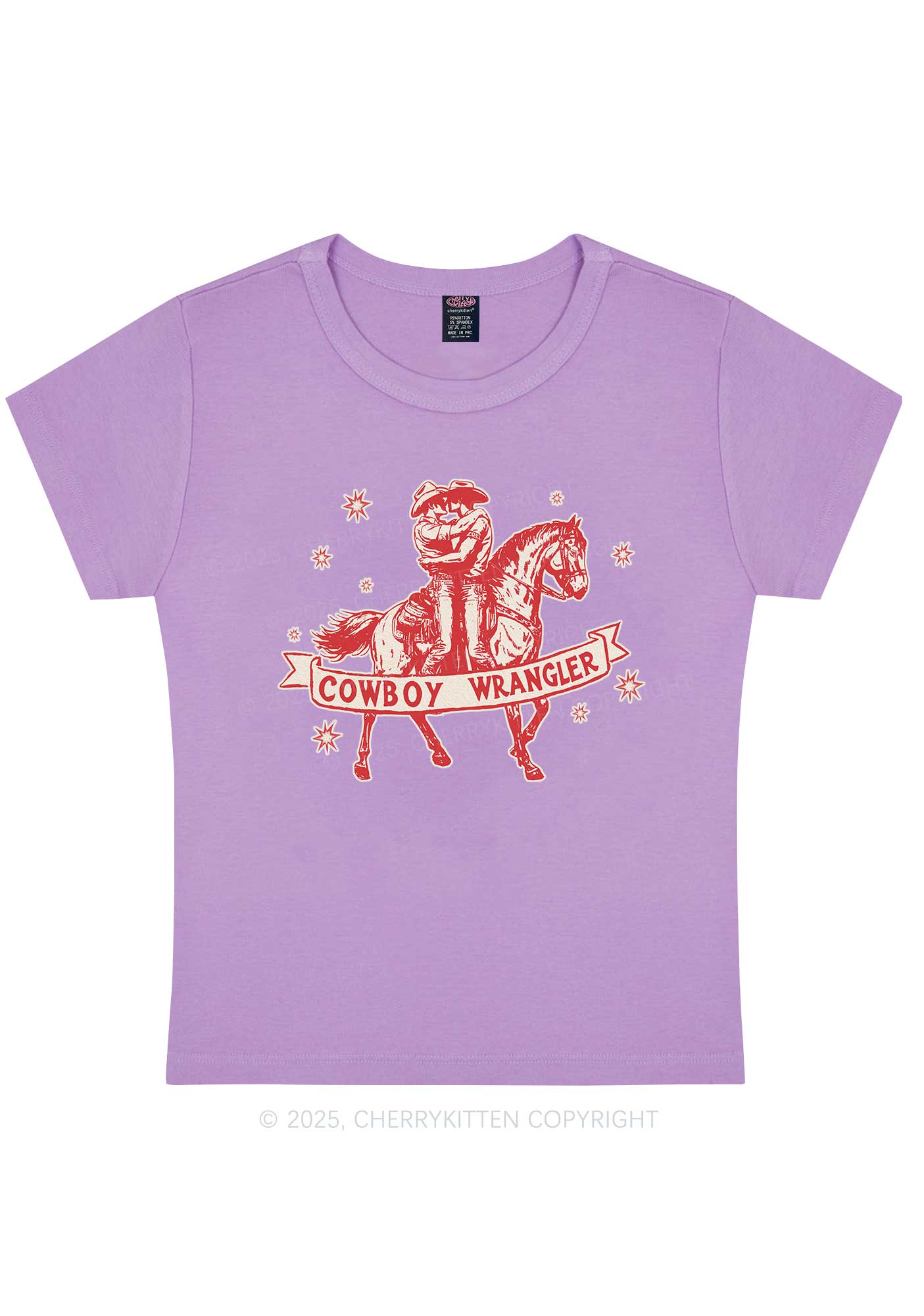 Cowboy Wrangler Pride Y2K Baby Tee Cherrykitten