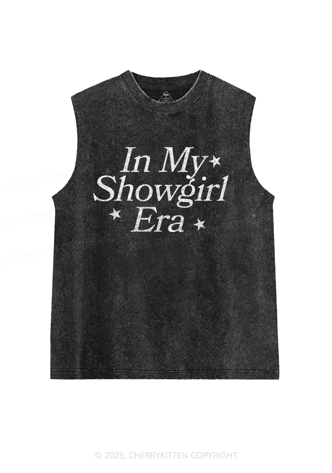 Glitter In My Era TS Y2K Washed Muscle Tank Cherrykitten