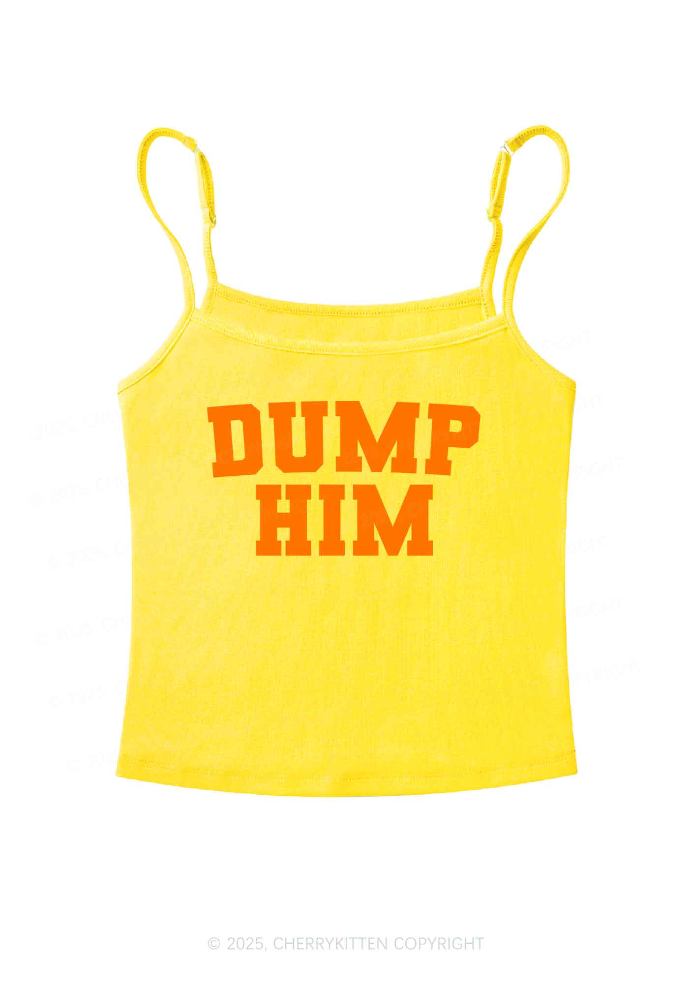 Dump Him Y2K Spaghetti Strap Cami Cherrykitten