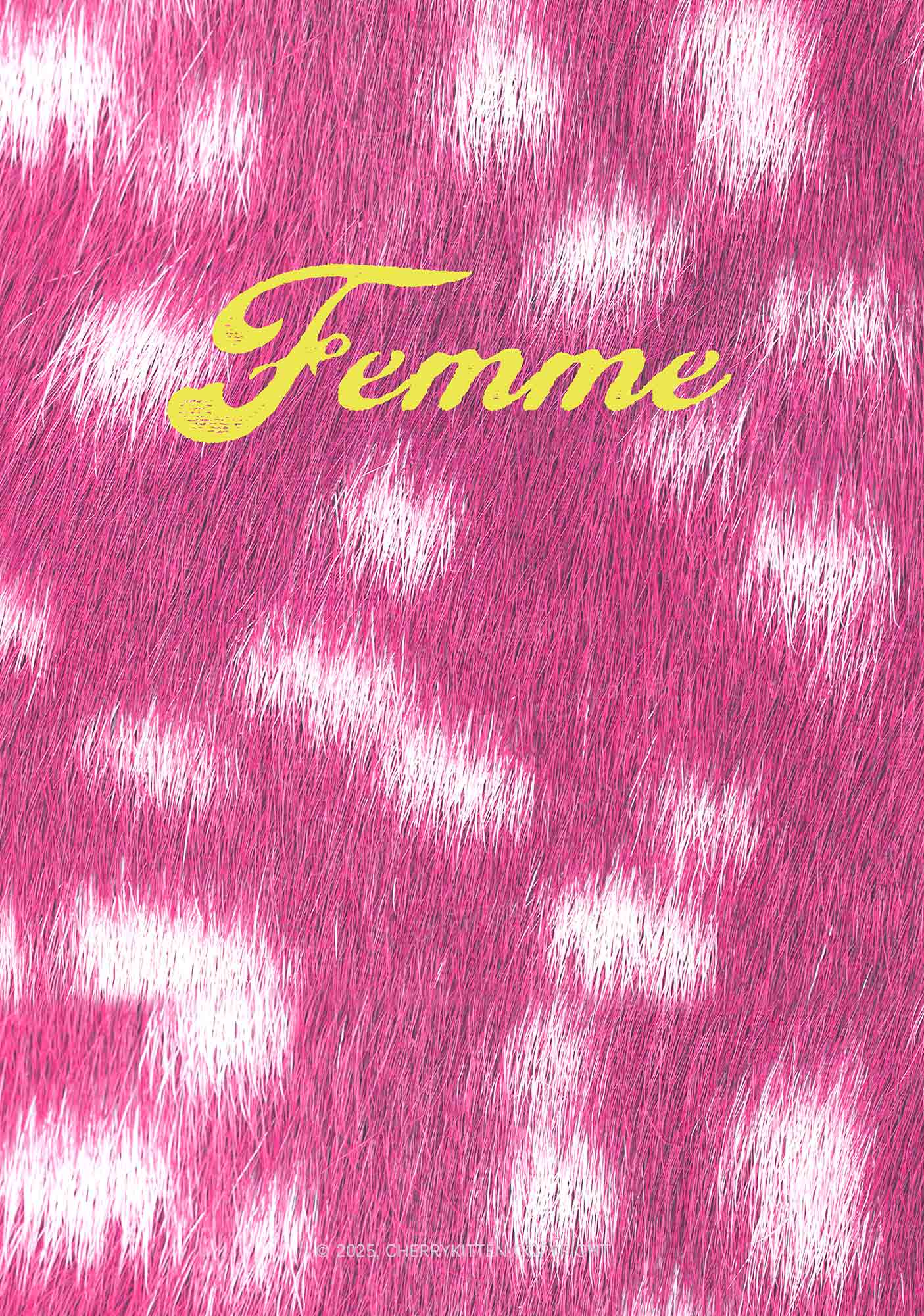 Femme And Rosy Fur Y2K Print Mini Skirt Cherrykitten
