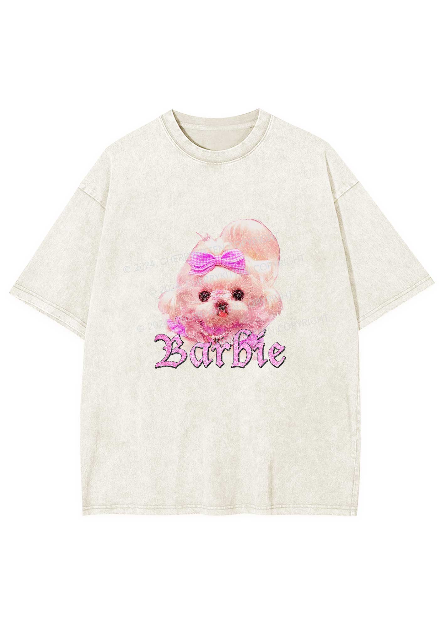 Pretty Dog Y2K Washed Tee Cherrykitten