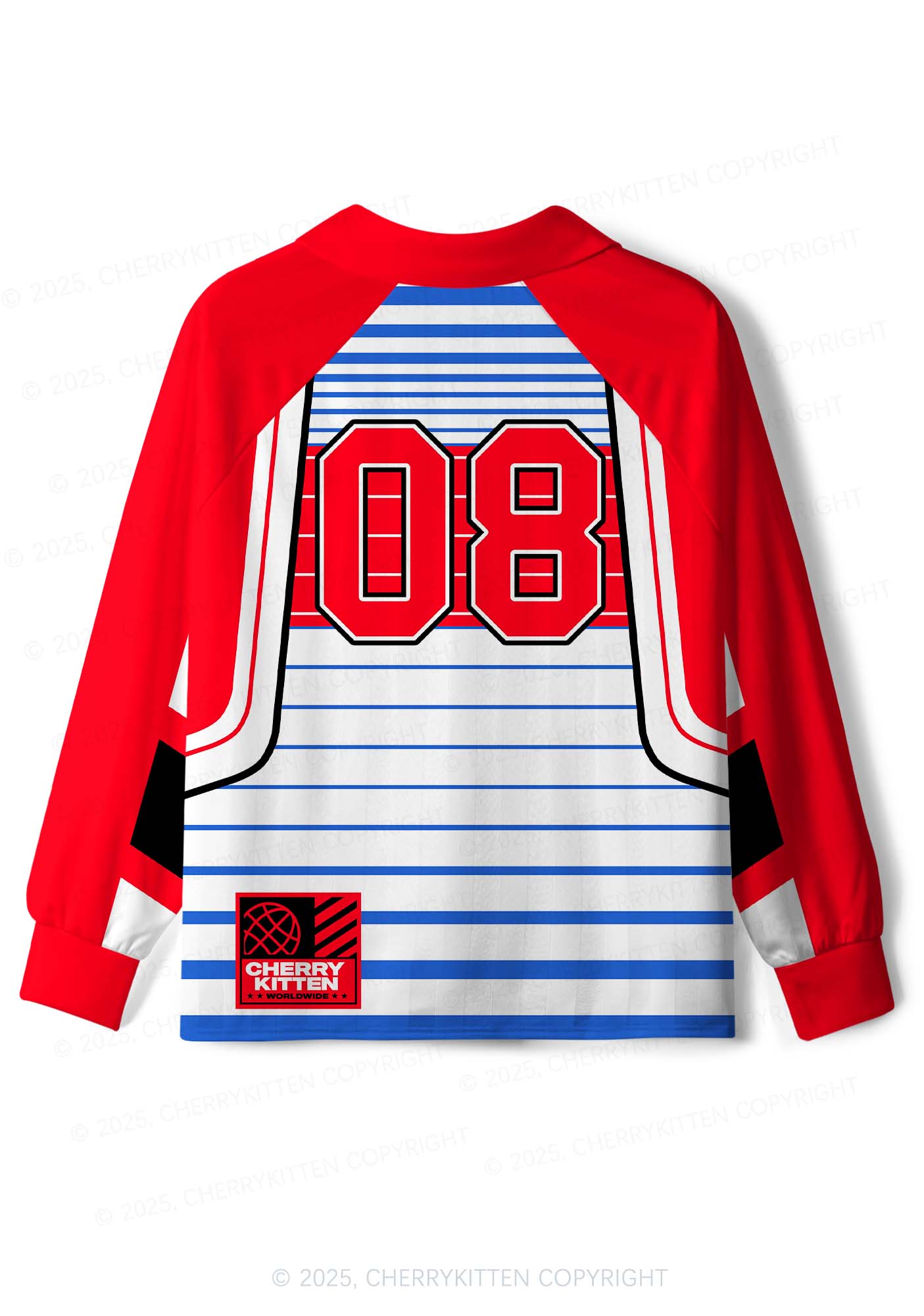 Custom Halloween Red Rum Y2K Sport Long Sleeve Jersey Shirts Cherrykitten