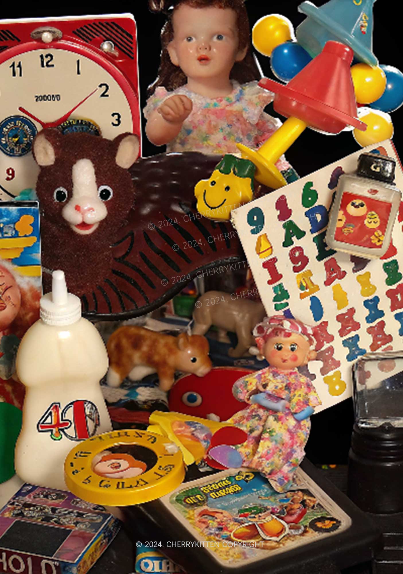 Nostalgic Childhood Y2K Phone Case Cherrykitten