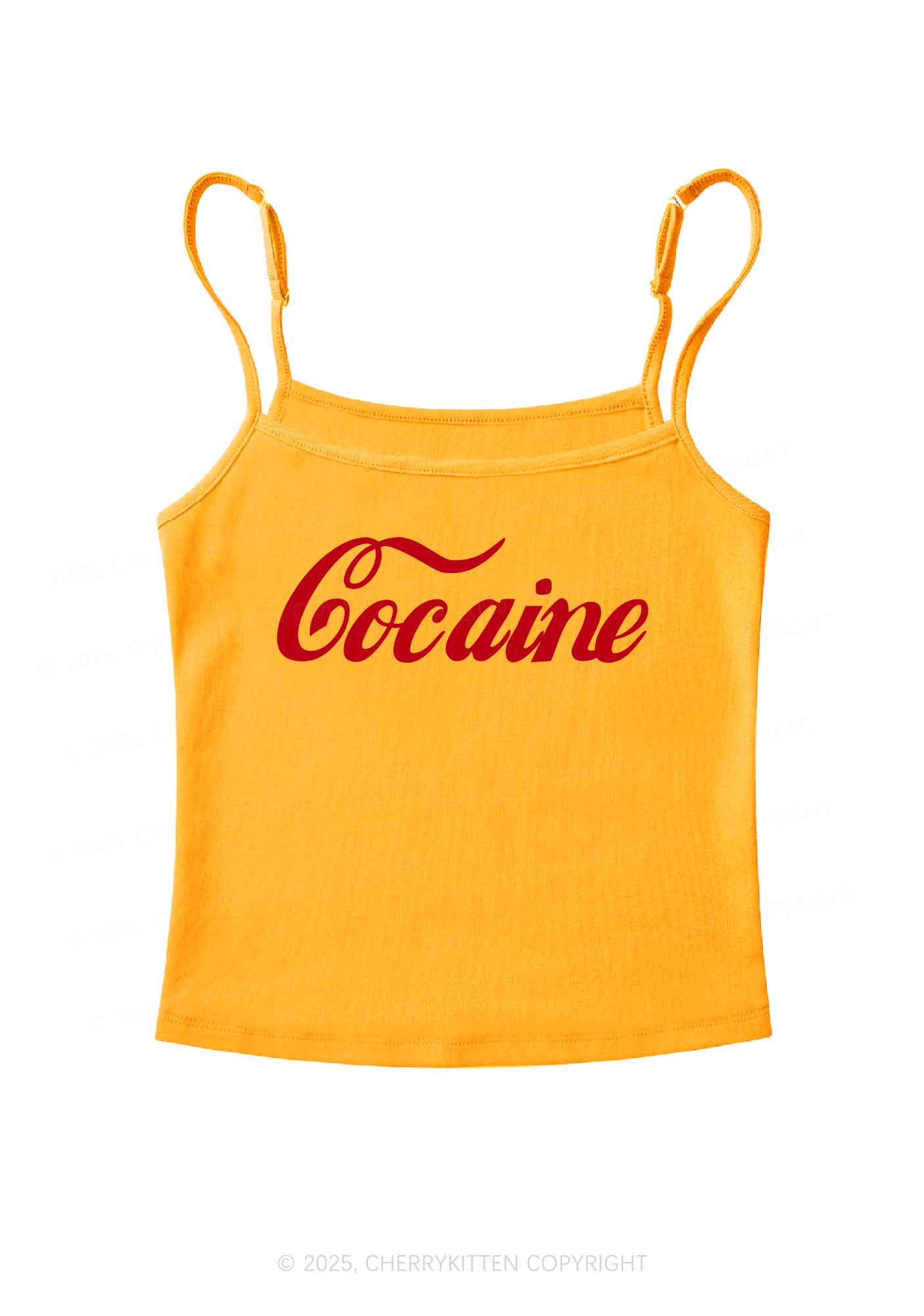 Special Cola Y2K Spaghetti Strap Cami Cherrykitten