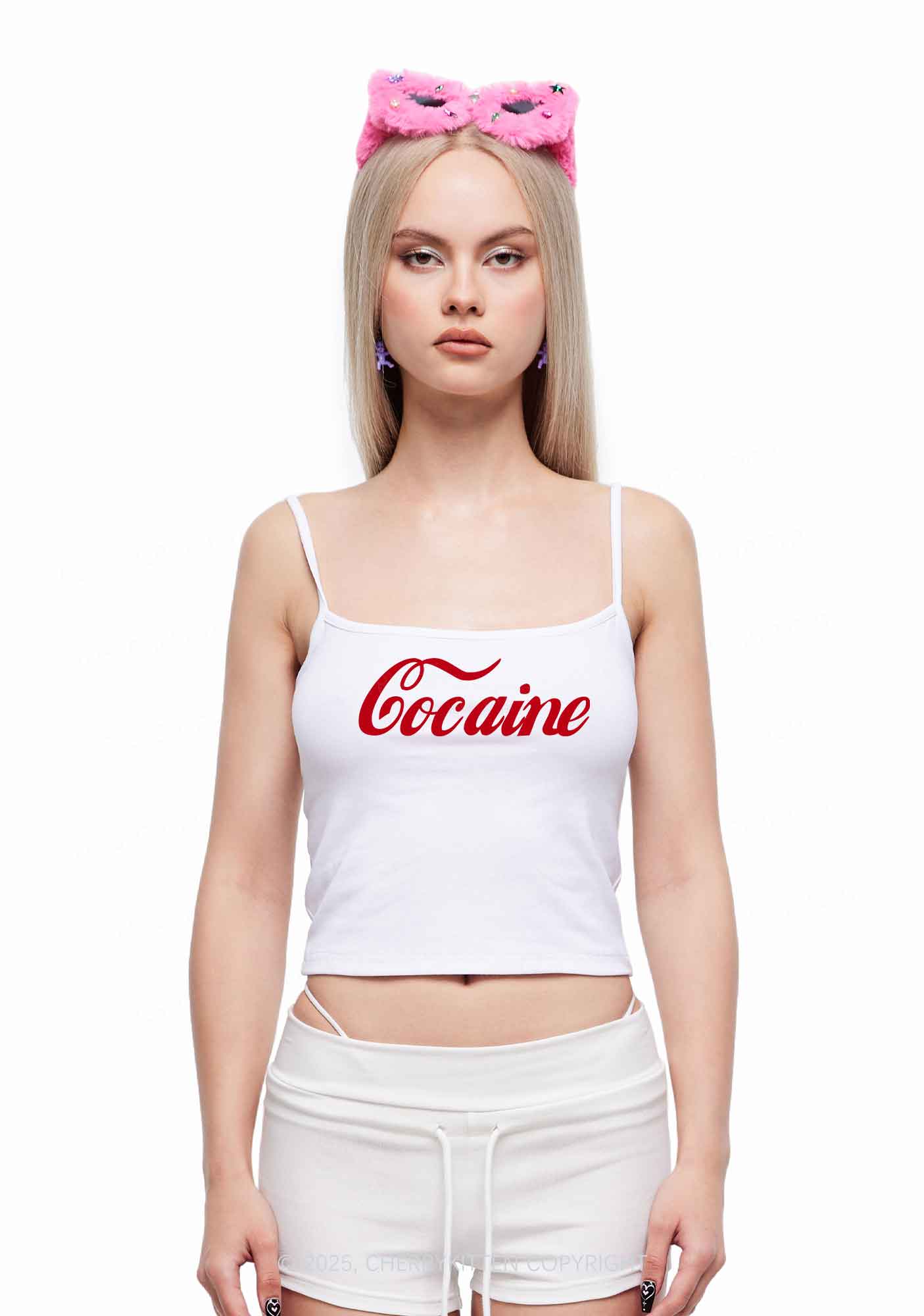 Special Cola Y2K Spaghetti Strap Cami Cherrykitten
