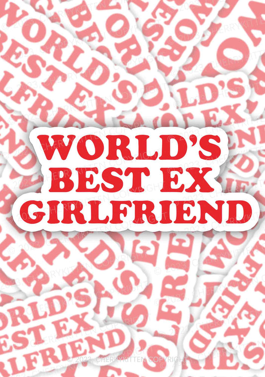 Best Ex Girlfriend 1Pc Y2K Sticker Cherrykitten
