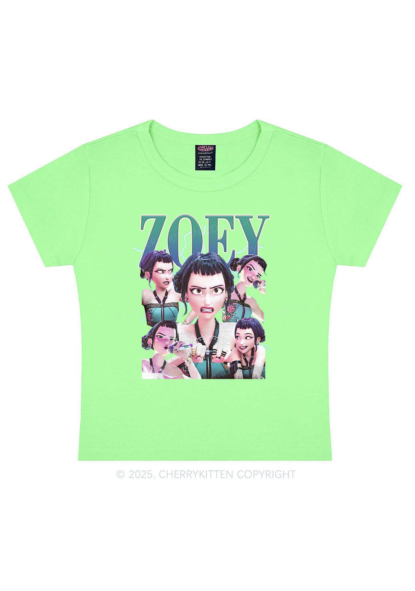 Kpop Girl Y2K Baby Tee Cherrykitten
