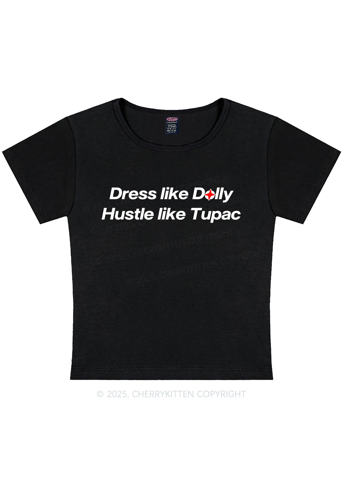 Dress Like Doll Y2K Baby Tee Cherrykitten