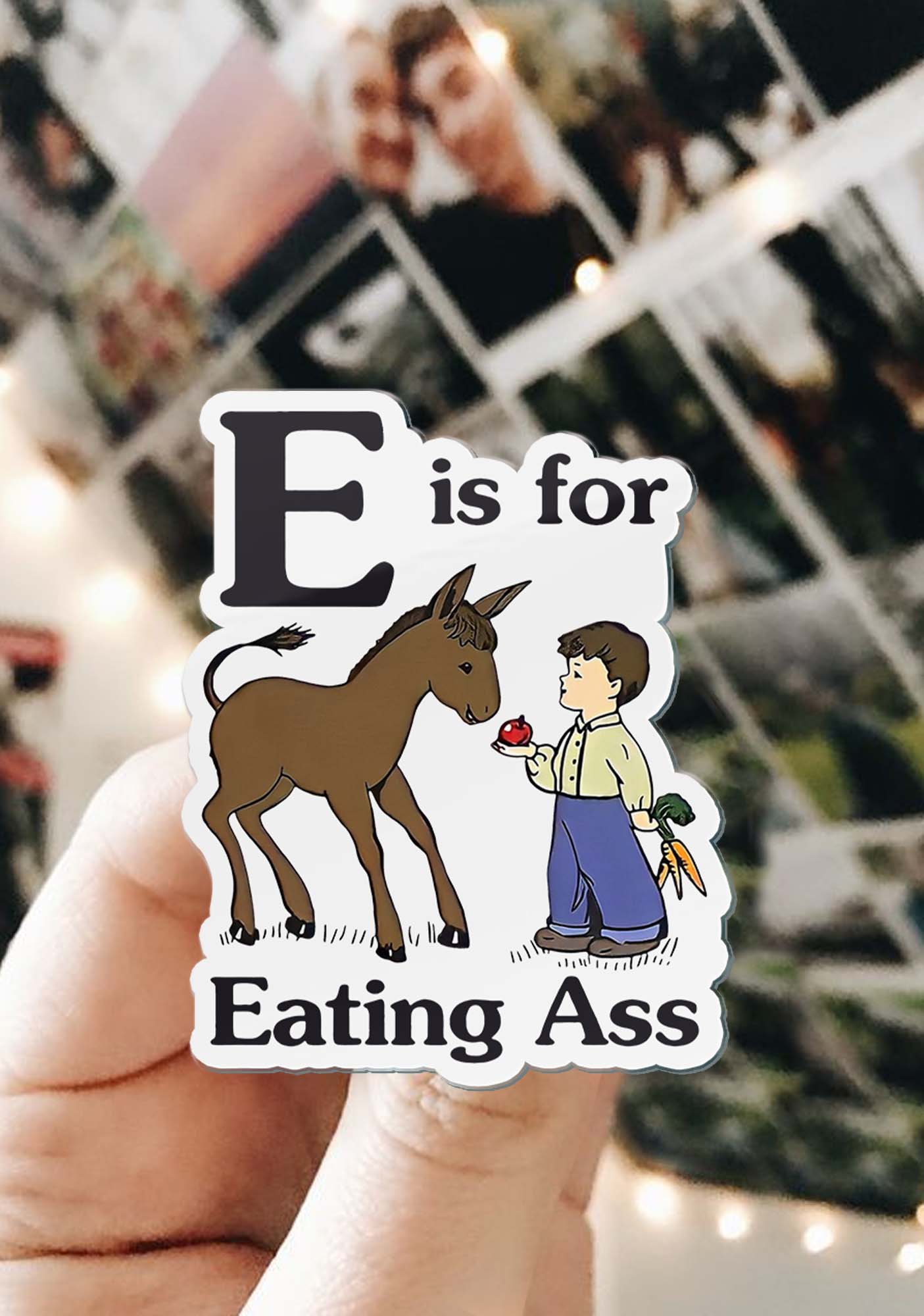 E Is For Eating Axx 1Pc Y2K Pin Cherrykitten