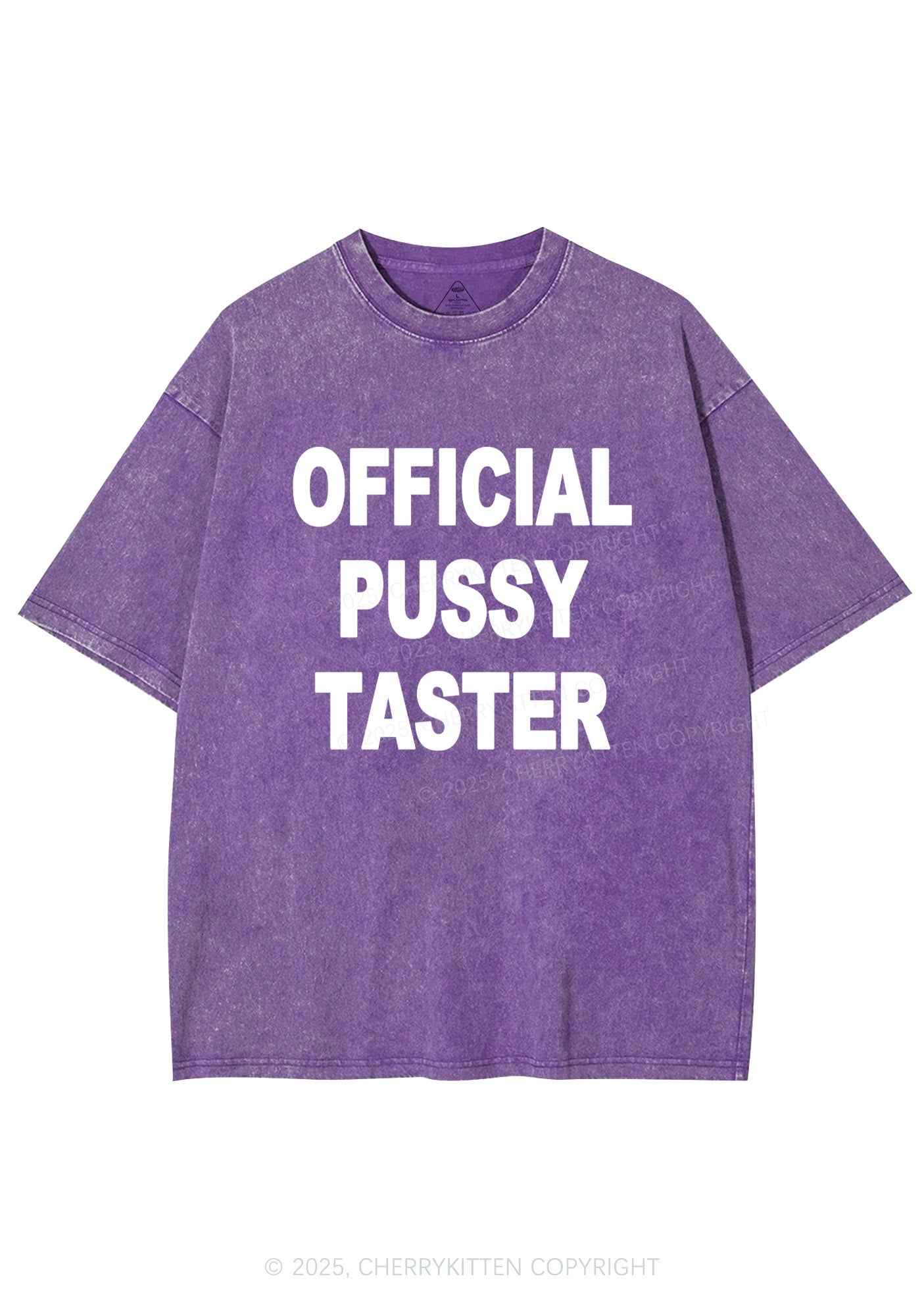 Official Puxxy Taster Y2K Shirts Washed Tee Cherrykitten
