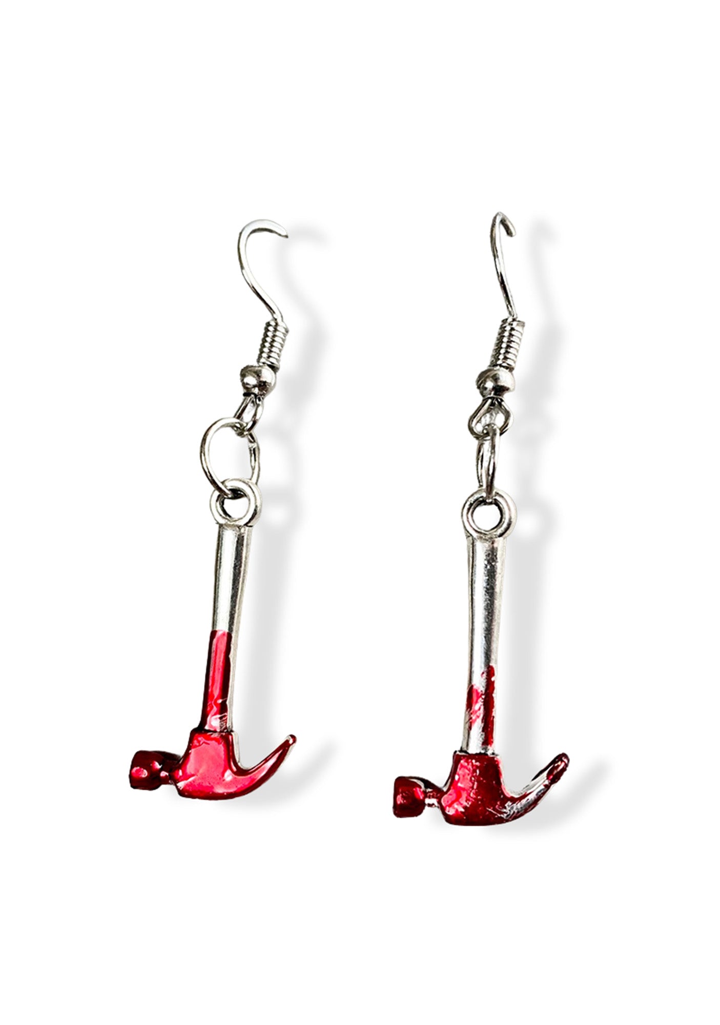 Halloween Horror Blood Hammer Earrings