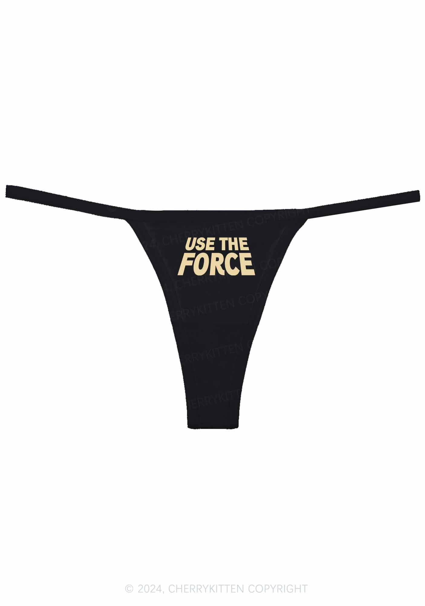 Use the Force Y2K Flat String Thong Cherrykitten