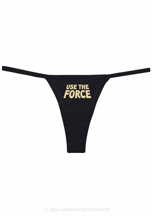 Use the Force Y2K Flat String Thong Cherrykitten