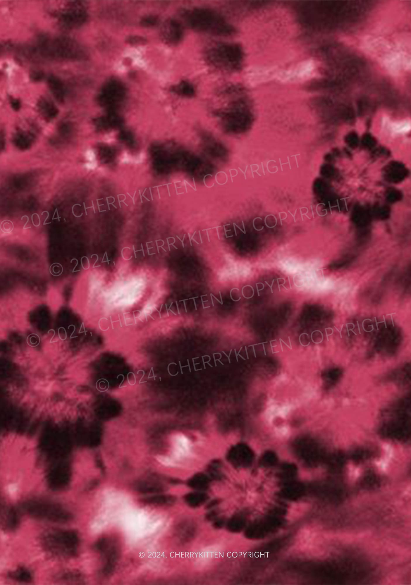 Pink Tie Dye Y2K Print Bikini Set Cherrykitten