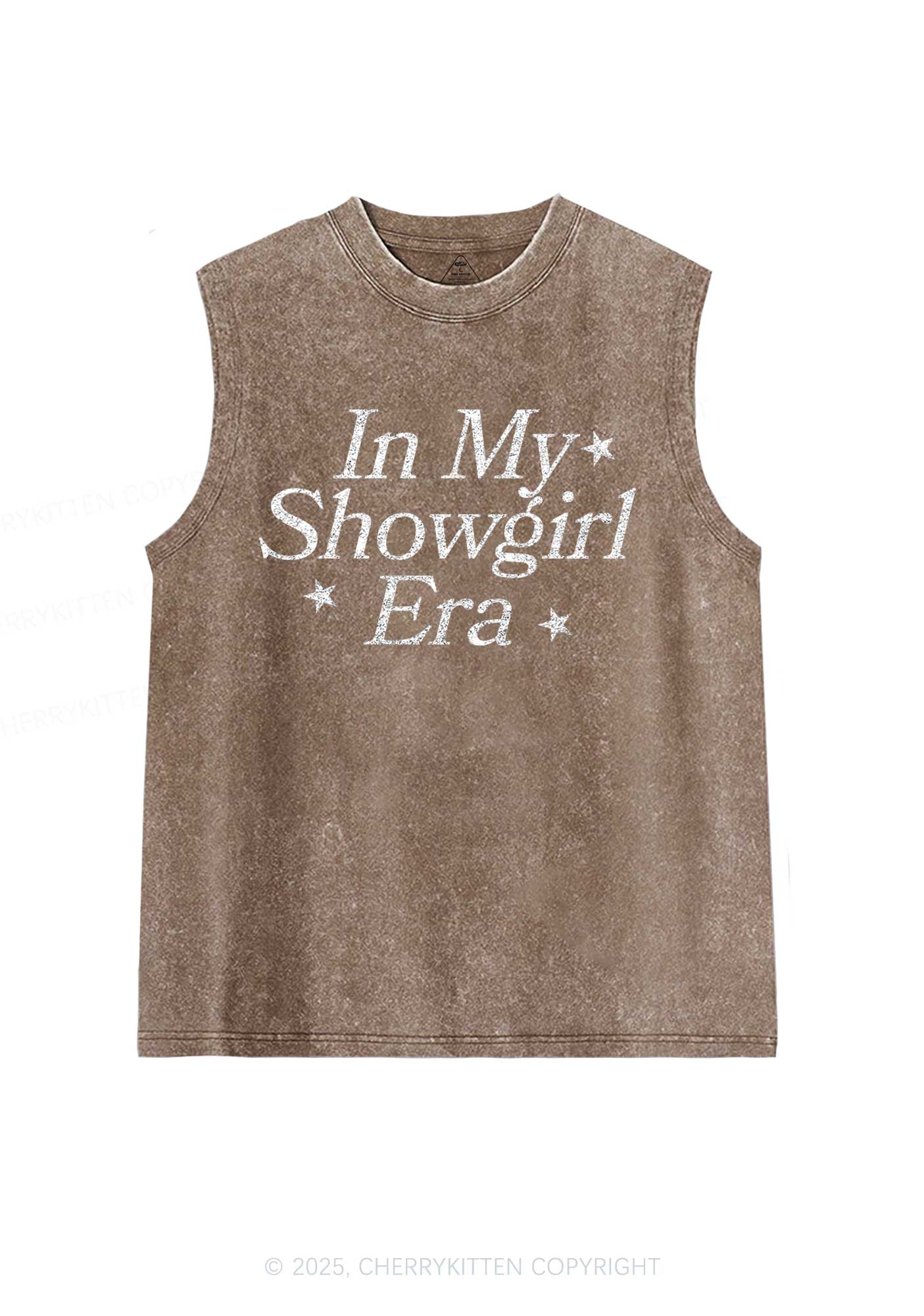 Glitter In My Era TS Y2K Washed Muscle Tank Cherrykitten