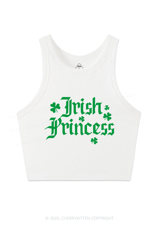 Irish Princess St Patricks Y2K Crop Tank Top Cherrykitten