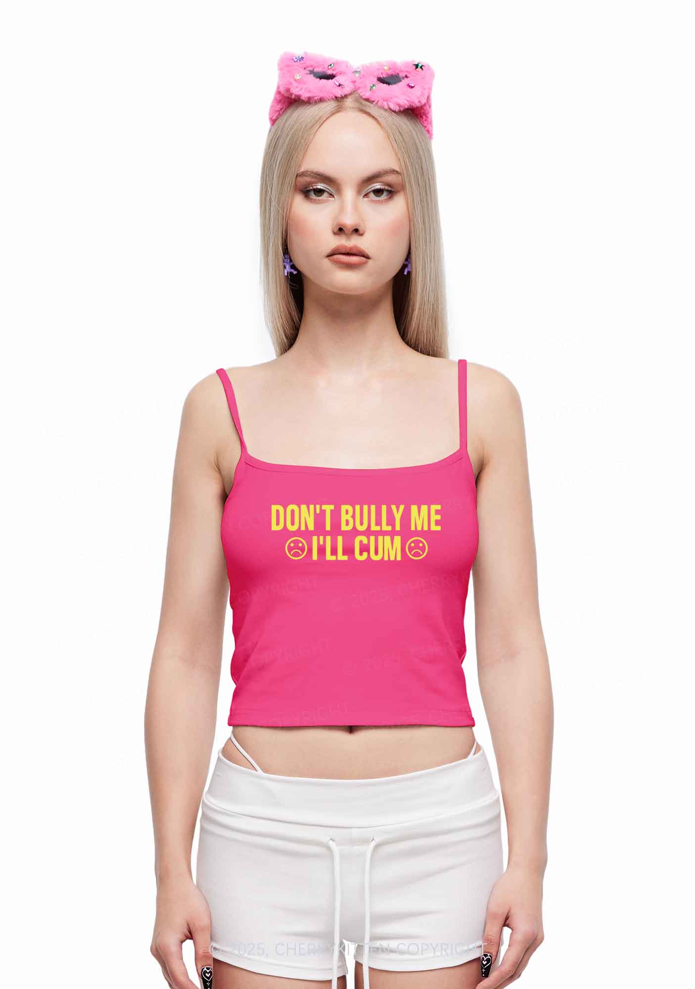 Dont Bully Me Y2K Spaghetti Strap Cami Cherrykitten