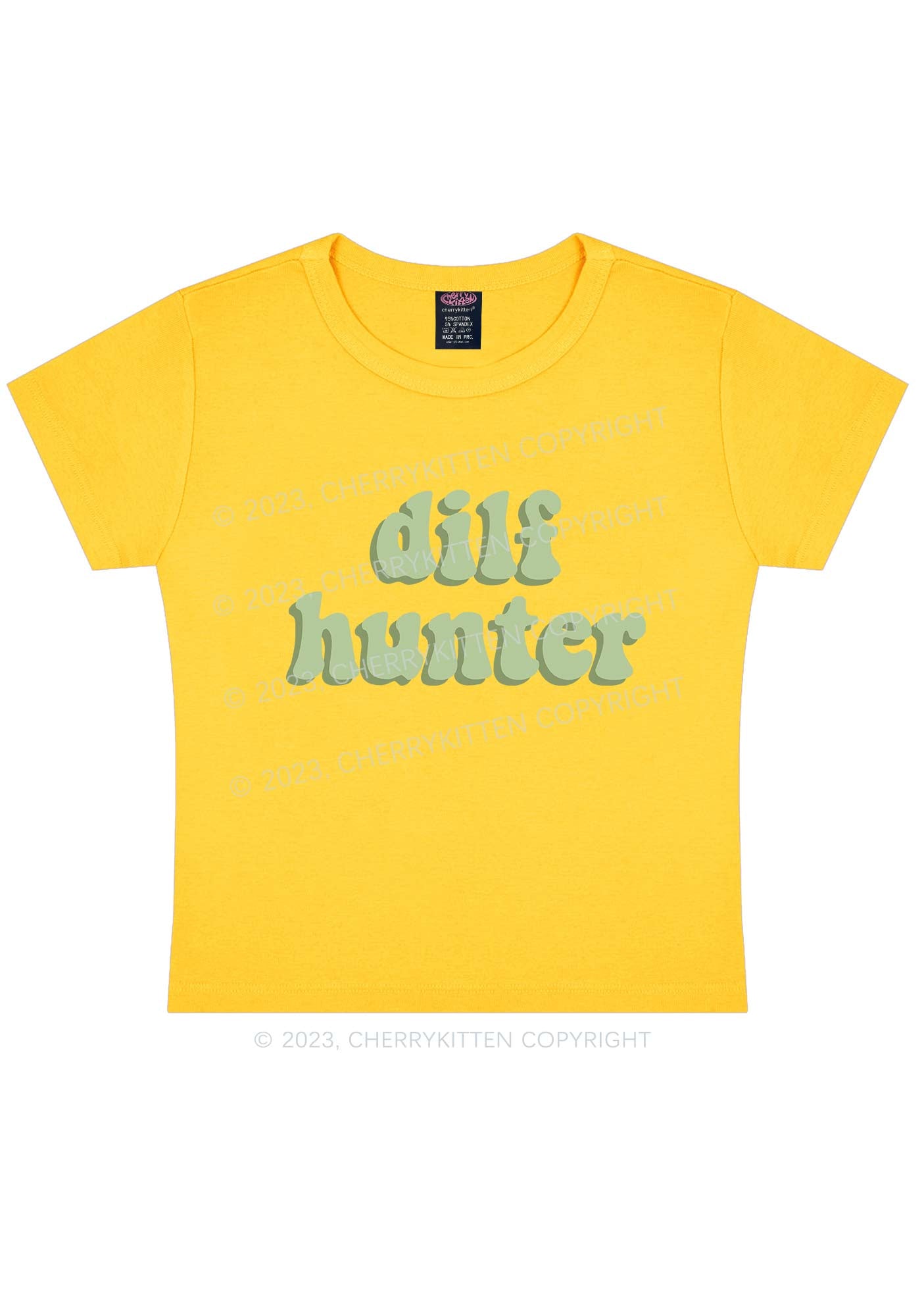 Green Hunter Y2k Baby Tee