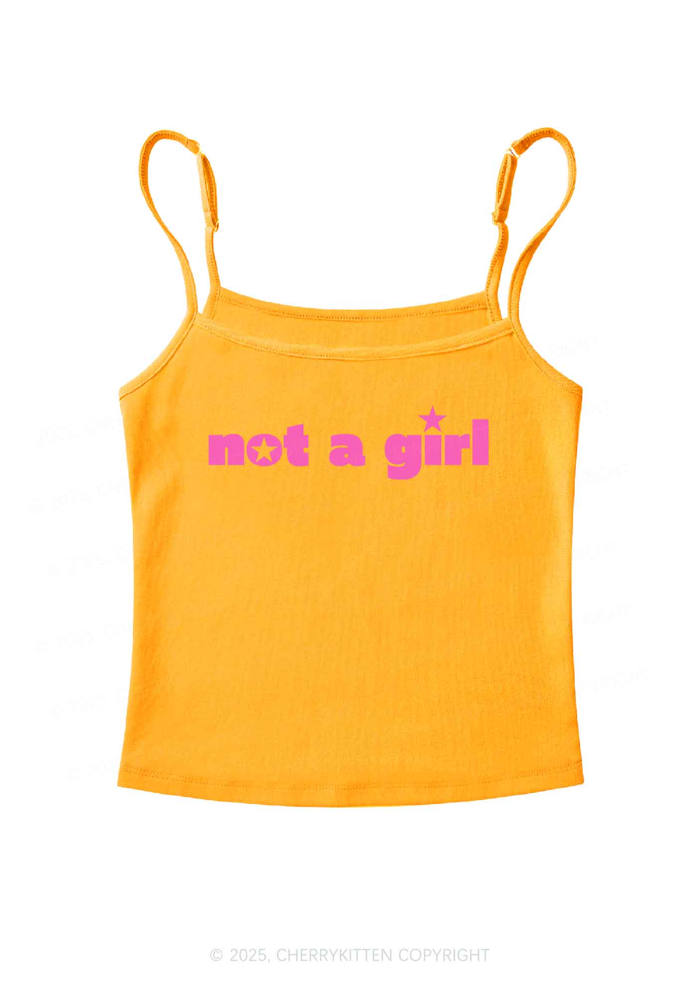 Not A Girl Y2K Spaghetti Strap Cami Cherrykitten
