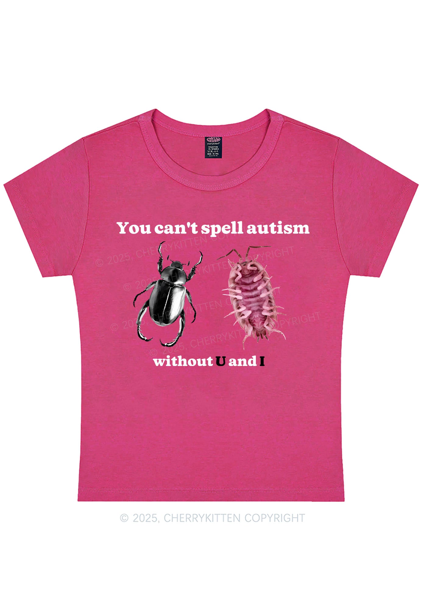 Autism Insect Y2K Baby Tee Cherrykitten