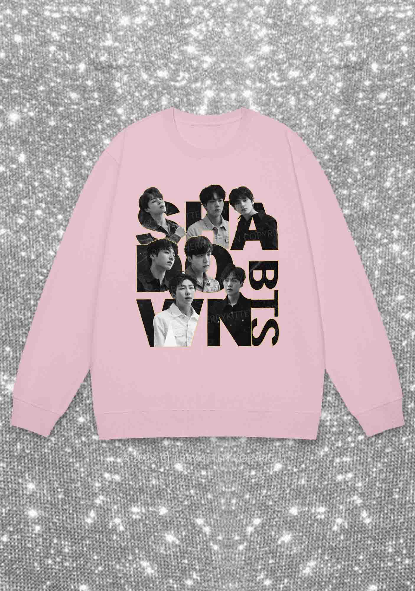 Bangtan Members Kpop Y2K Sweatshirt Cherrykitten