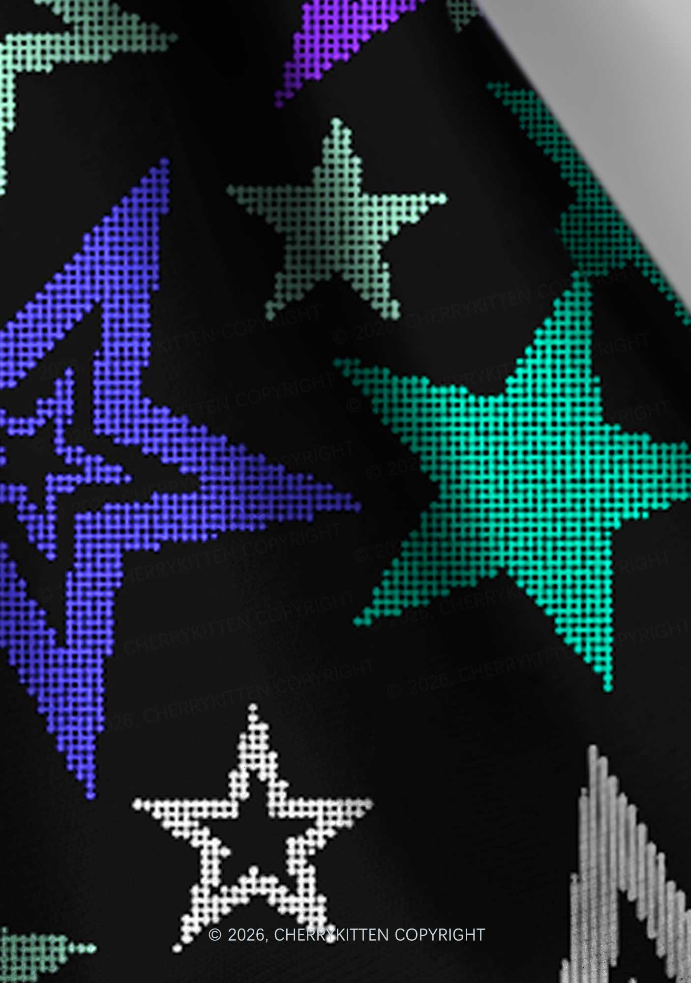 Gay Star Pride Y2K Print Headband Cherrykitten
