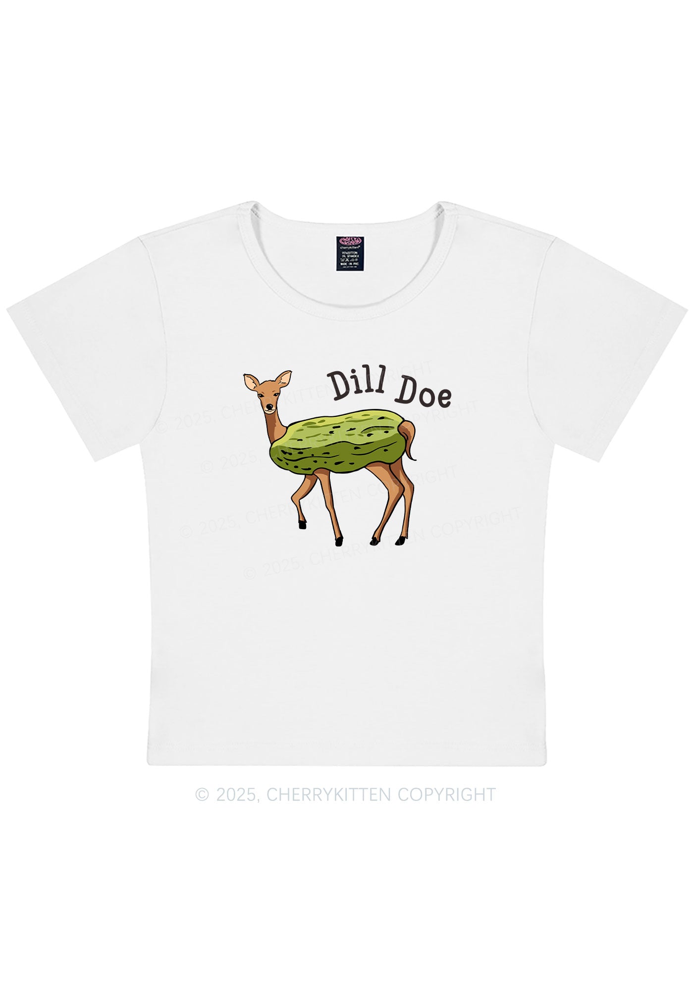Dill Doe Y2K Baby Tee Cherrykitten