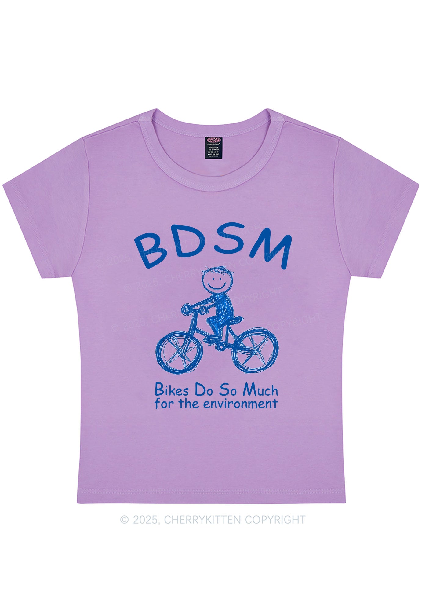 Bikes Do Much Environment Y2K Baby Tee Cherrykitten